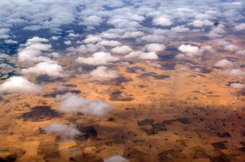 Aerial view of South Darfur