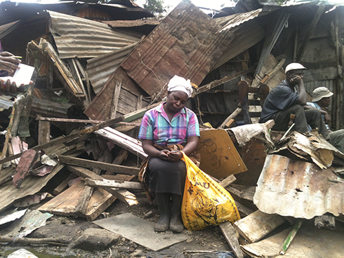 Forced Eviction in City Carton, Kenya