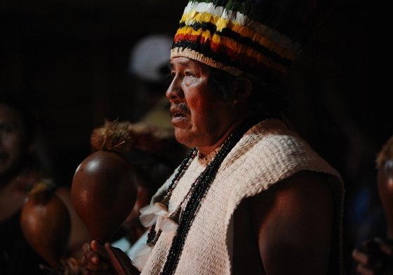 Indigenous People Guarani-Kaiowá, in the Brazilian state of Mato Grosso do Sul