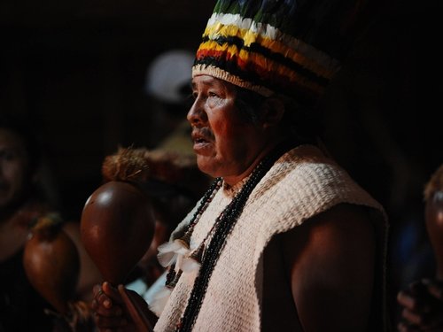 Indigenous People Guarani-Kaiowá, in the Brazilian state of Mato Grosso do Sul