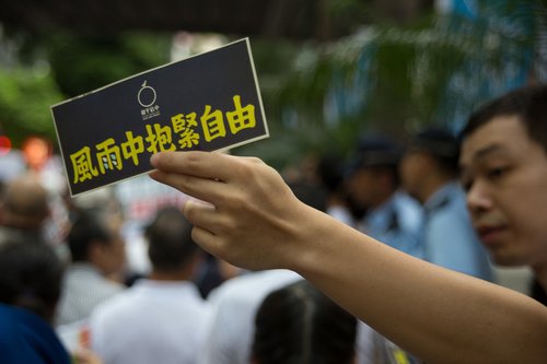 Hong Kong pro-democracy march, July 2014