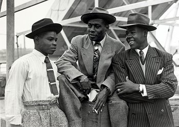 Three men from the Windrush generation