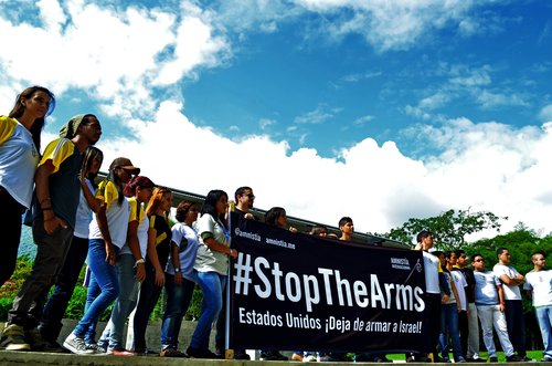 Amnesty #StopTheArms action