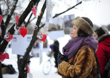 Vigil outside the Saudi Embassy in Oslo Jan 8 2016