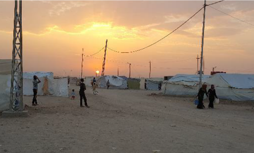 87,000 people fled fighting in Falluja and now shelter in sprawling camps