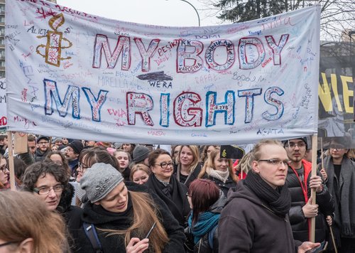 My body my rights banner