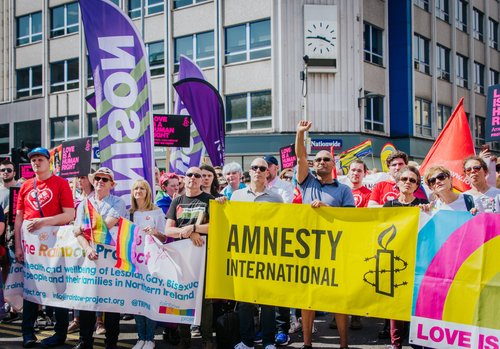 March for same-sex marriage in Northern Ireland