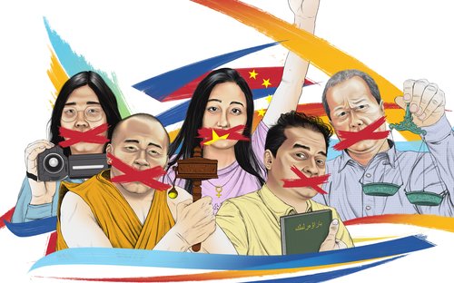 On February 4th, the Olympics in China take place. But at the same time, activists who are only using their voice are being jailed and detained.