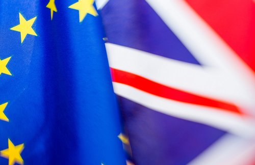 EU UK flags