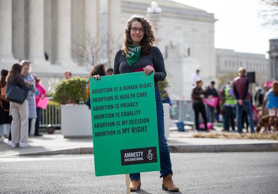Abortion is healthcare protest - Lauren Murphy/Amnesty International USA