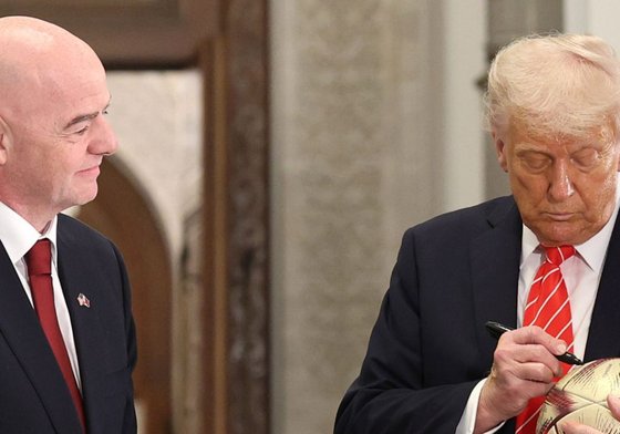 Trump and Head of FIFA