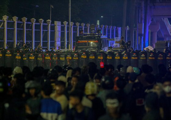 Riots In Front Of The House Of Representatives Building In Jakarta, Indonesia