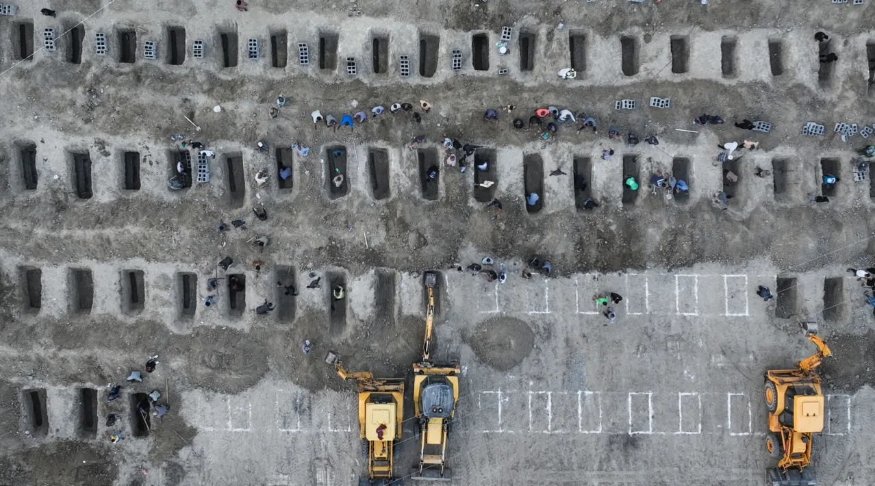 Graves dug for children killed in deadly strike school in Minab