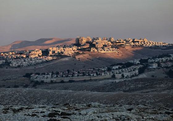This picture taken on July 23, 2025 shows the the Israeli settlement of Maale Adumim in the occupied West Bank on the outskirts of Jerusalem.