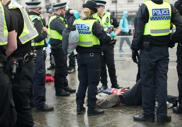 Defend Our Juries 11th April Peaceful Protesters UK Arrested for holding signs photos - 315866 - No expiry