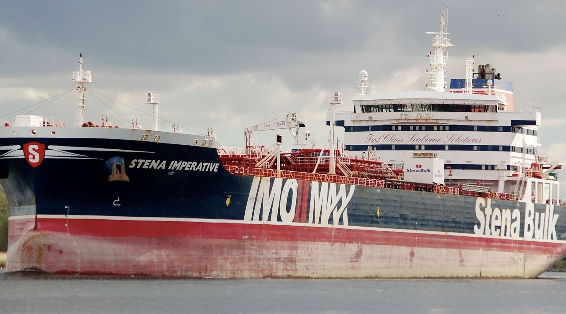 The Stena Imperative, Oil tanker in Ijmuiden, The Netherlands