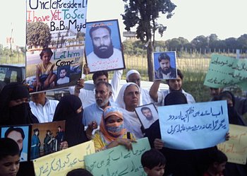 Protests against enforced disappearances, Pakistan