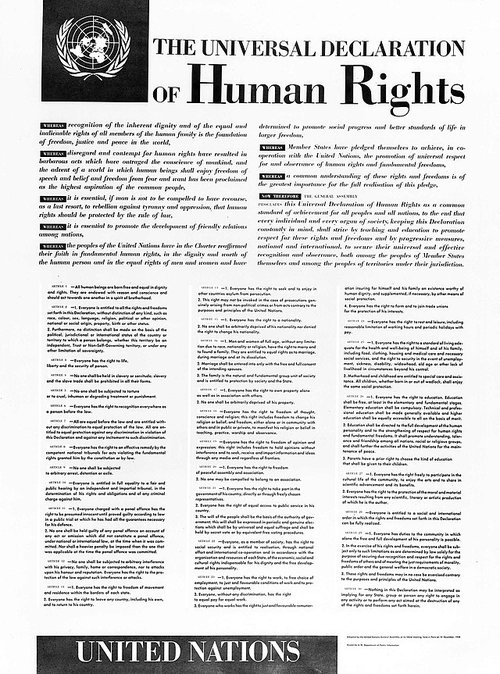 The Universal Declaration of Human Rights - 10 December 1948