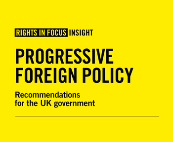 Report cover reading Progressive Foreign Policy