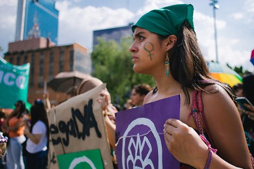 Argentina abortion protester