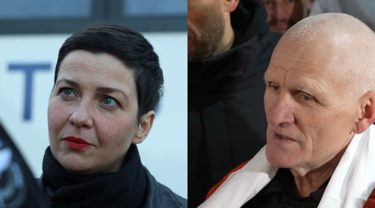 Headshots of two of the high-profile political prisoners who have been released are shown