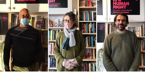 Amnesty bookshop volunteers