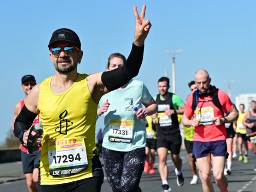 Runners at Brighton