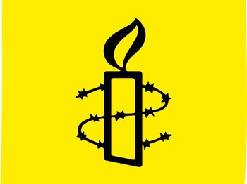 Amnesty Candle on Yelow