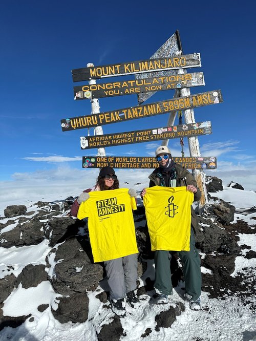 Chloe and Mark - Kilimanjaro April 2025