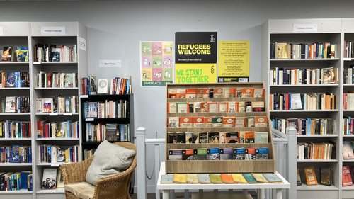 Edinburgh bookshop interior