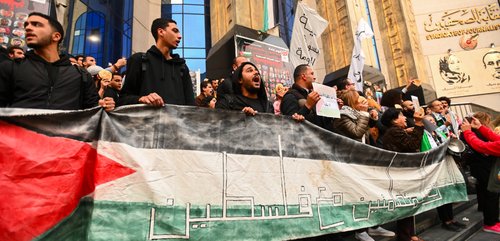 Protesters in Egypt