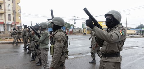 Police in Mozambique