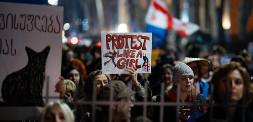 Protest in Georgia