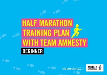 Half marathon training plan - Beginner
