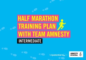 Half marathon training plan - Intermediate