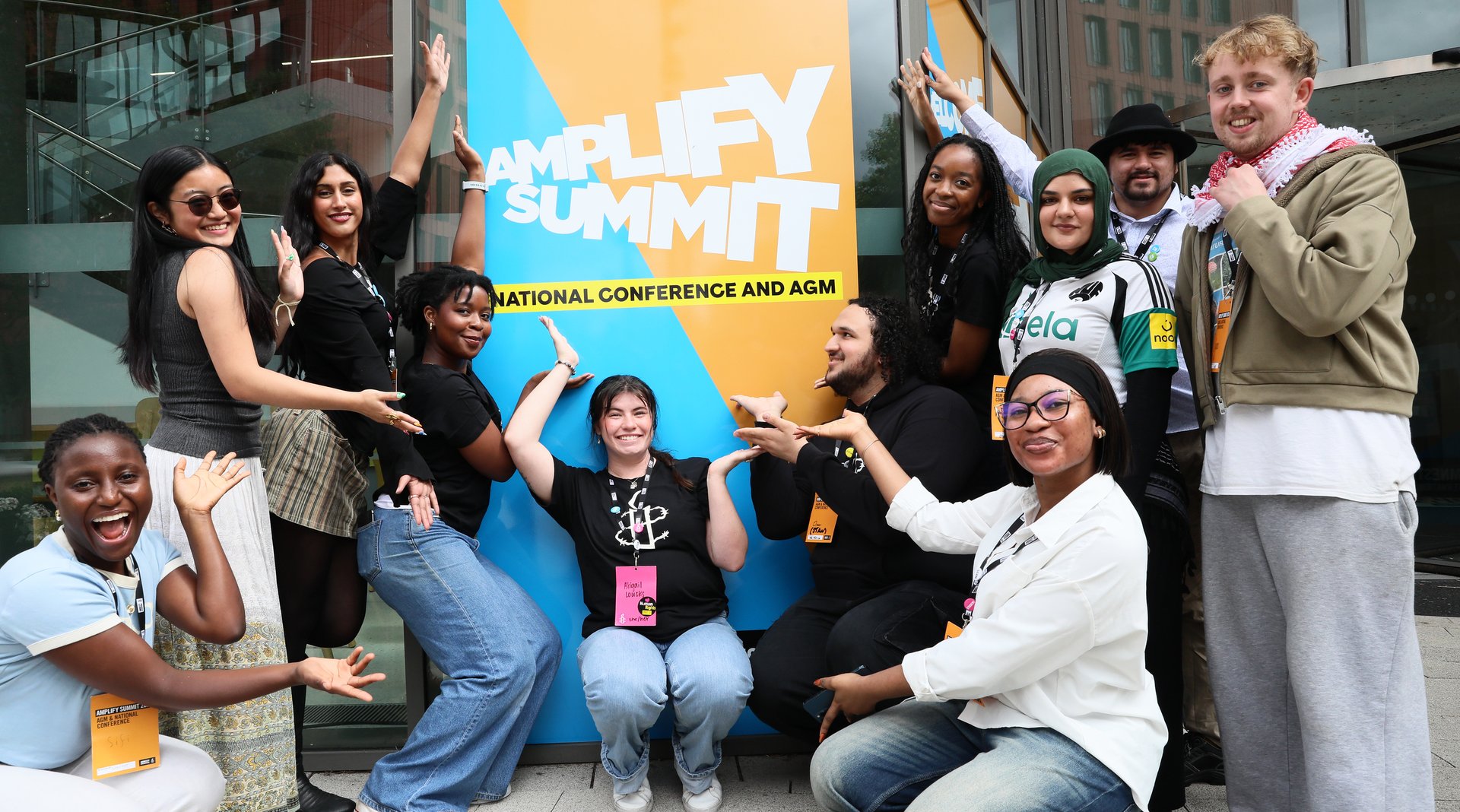 Amplify Summit logo, which also says 'AGM and National Conference'