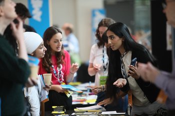 Amnesty International UK members in discussion at Amnesty members event