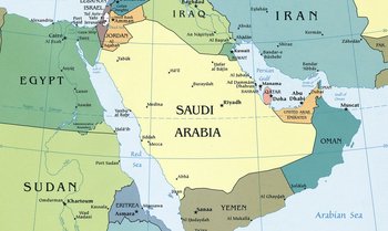 Map of Saudi Arabia