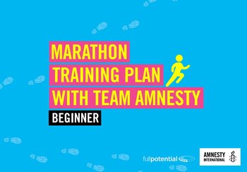 Marathon training plan - Beginner