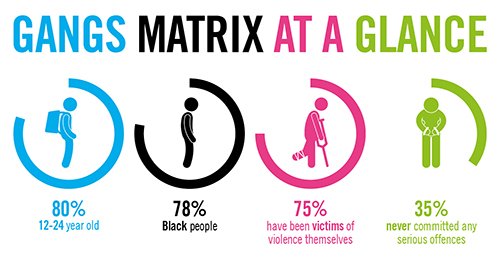 Met Police's Gangs Matrix statistics