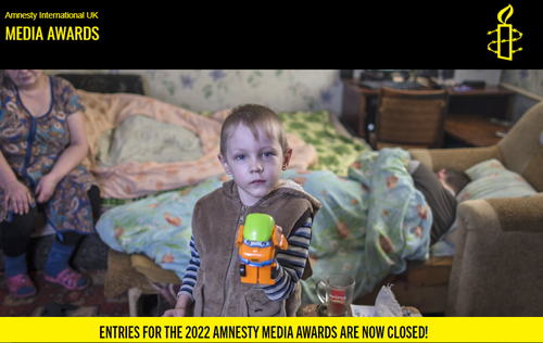 Amnesty Media Awards - finalists announced