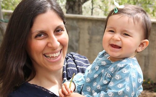 Nazanin with her daughter
