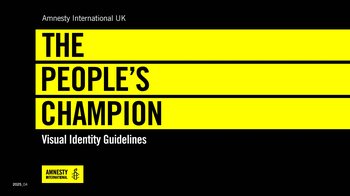 The People's Champion Visual Identity Guidelines