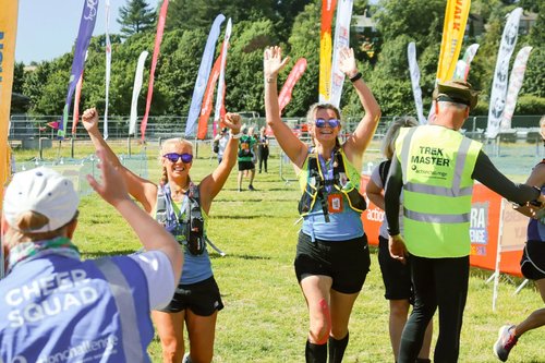 Peak district participants finishing their event