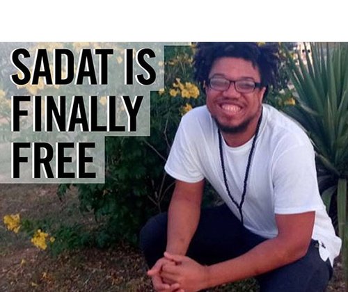 Sadat is finally free