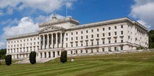 Photograph of Stormont Parliament Buildings in Belfast, Northern Ireland