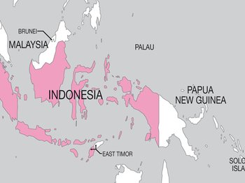 Map of Indonesia
