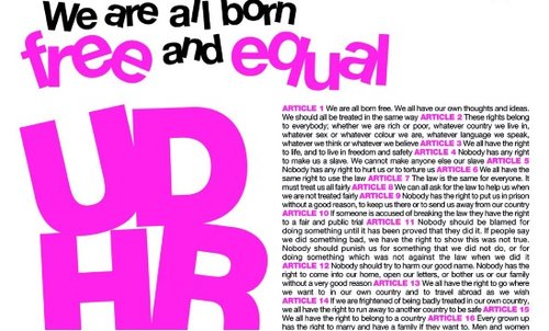 Universal Declaration of Human Rights poster