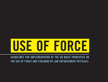 Cover image from the Use of Force Guidelines