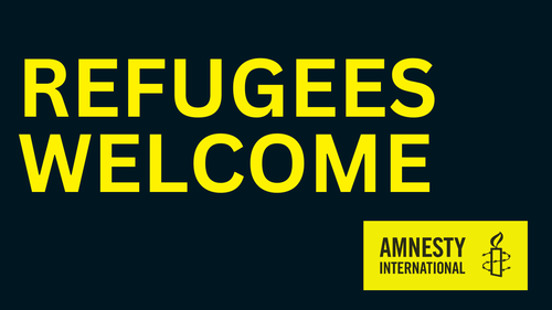 Refugees Welcome banner